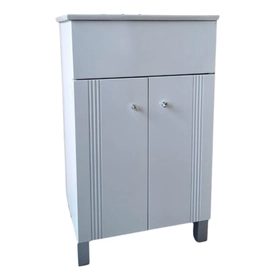 Mueble Vanitory Minda 50cm rayee 3AG con mesada 5010