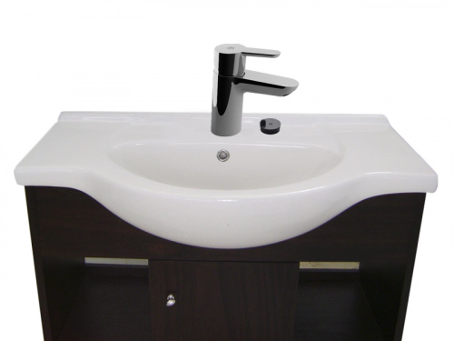 Vanitory Wengue Mesada 85x84x45+ Fv Puelo Monocomando