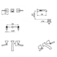 Griferia de lavatorio Pared Hidromet New Castle lever cr