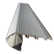 Atrim nariz de escalon aluminio step led maxi 66x27mm cromo mate 3951