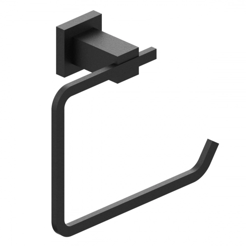 Accesorio de baño Hidromet Geometry Toallero Aro Black 2843