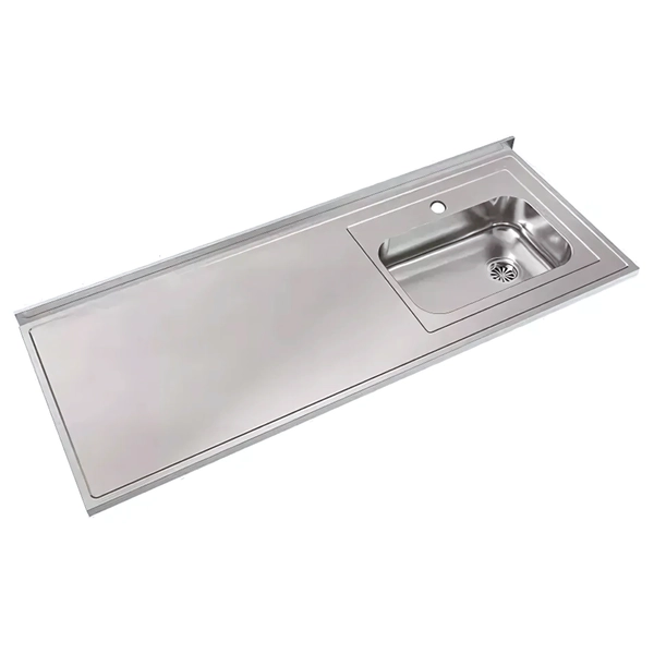 Mesada Johnson 160x61 con bacha simple lado derecho 1AG Z52