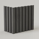Esquina wall panel p/exterior Muchtek Matex kitami 913440410