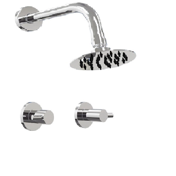 Griferia de ducha Hidromet s/transf Jet cromo 03704CRCR