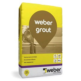 Mortero cementicio Weber 30Kg tec grout 94-0070