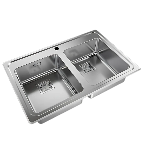 Bacha de cocina Johnson quadra Q084A doble