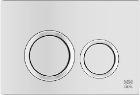 Accesorio de baño Ideal Tecla p/Dep Ritmo blanca Suma 80010