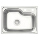 Bacha de cocina Tramontina 55x42x19cm morgana 48fx satinado con accesorios