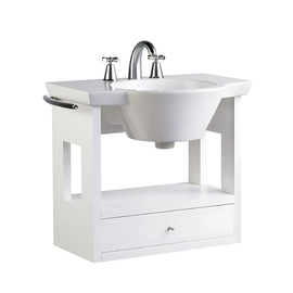 Mueble vanitory Ferrum marina blanco sin mesada MAR-MB-002-BL