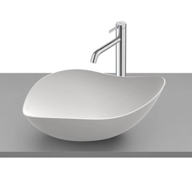 Bacha de lavatorio Roca ruy ohtake de apoyo blanca