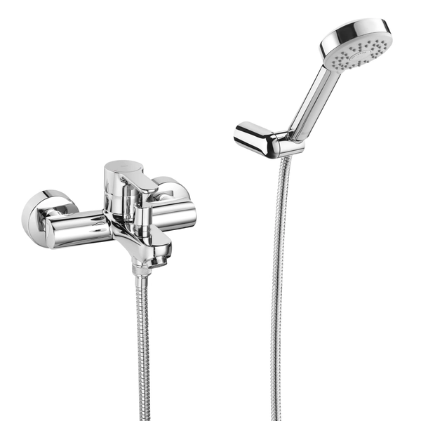 Griferia ducha exterior Roca monocomando con transferencia A5A0109C0L