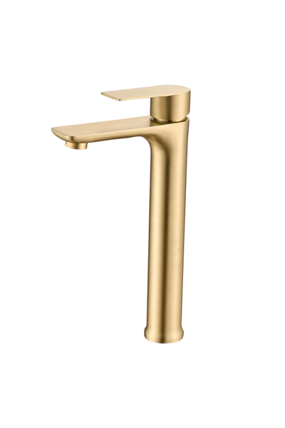 Griferia de lavatorio Ultragrif Monoc Alto Flynn Gold UGM1013G02