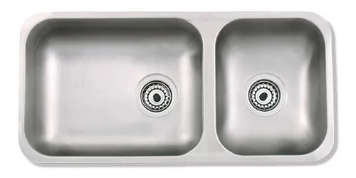 Bacha de cocia bajo mesada Doble Mi Pileta Art 446 74x34x20