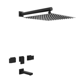 Griferia de ducha Hidromet Block Plane Black Con Transferencia 34008