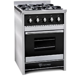 Cocina TST semi industrial chiara 60 cm Negro 453-60