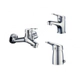 Combo Griferia baño Ultragrif Logan Lavatorio Ducha Bidet