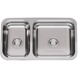Bacha de cocina doble Johnson R37/18