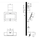 Campana de pared Spar Cocktail 80 vidrio blanco 1125-831