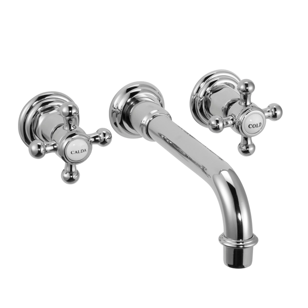 Griferia lavatorio pared Piazza Reinoir cromo 21903