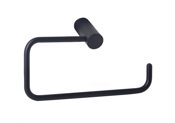 Accesorio de baño Ottone Portarrollo negro mate