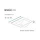 Mesada Schneider loza 50 cm 1 ag ML50A1