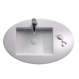 Bacha de lavatorio Ferrum temple khios 1 Ag blanco LWK1F
