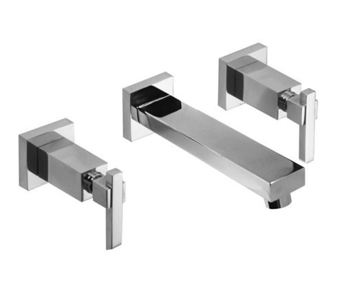 Griferia baño Hidromet Lavat. De Pared Geometry Lever Cromo