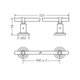 Accesorio Baño Fv Temple/City Cromo toallero barral 164/87 cr