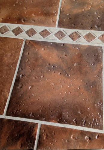 Piso de cemento Lanik Terra 40x40 Terracota matiz prec 1805