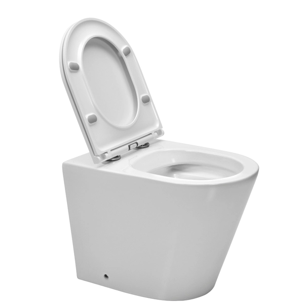 Inodoro corto con asiento Piazza Padova B0901