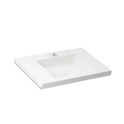 Mesada Schneider Aqua 60 1 agujero blanca