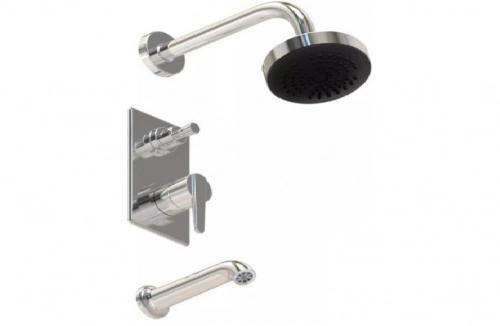 Griferia de ducha Hidromet Monocomando Flat s/transf 8404