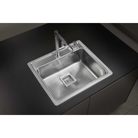 Bacha Johnson Acero Inoxidable Quadra mini Q55A c/orificio dosificador P30Q55AD