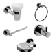 Accesorio de baño Hidromet Dynamic Kit 5 piezas cr 8584