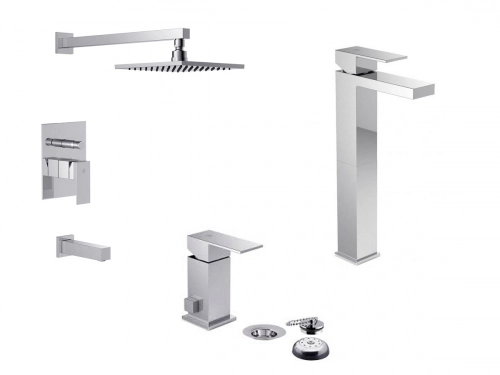 Griferia baño FV Dominic Ducha Lavatorio Bidet&