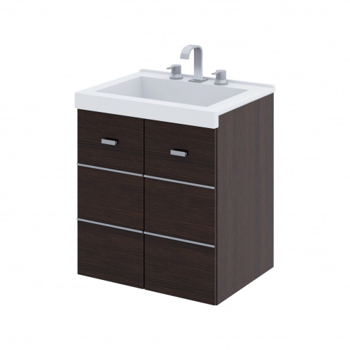 Mueble Schneider Terra Matrix 60 Wengue De Colgar sin mesada