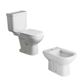 Combo de Baño Ferrum Bari Inodoro Tapa Mochila y Bidet 1 Ag