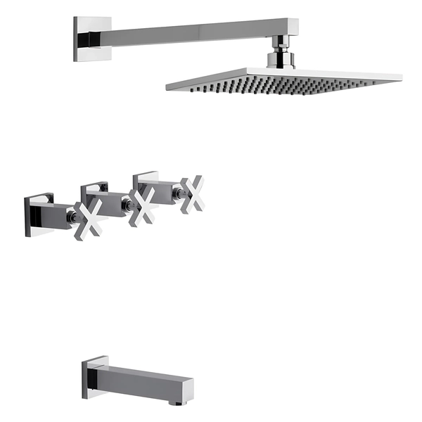 Grifería de ducha FV dominic cromo con transferencia 0103R/85-CR