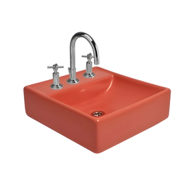Bacha de baño Ferrum tori cuadra grande coral 3ag TOR-BH-008-CO