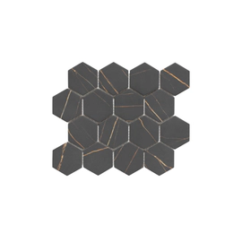 Malla hexagonal Misiones Arabia black RV1022