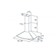 Campana Spar De Pared 60 Convexa Acero Inoxidable 6341-428