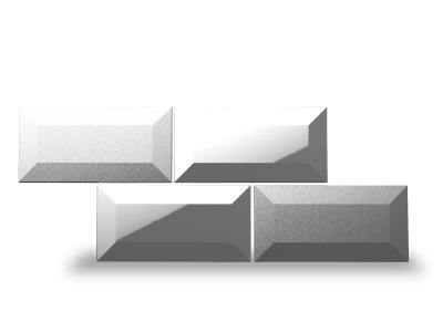 Malla Indra Acero inox 14.5x28.5 Subway bisel CombSB-30