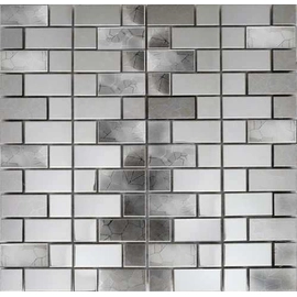 Revestimiento Arren Acero Inoxidable Silver 30x30 ModSa054