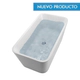 Bañera Ferrum Khios Isla radial bco BL010 B KHI-IS-010-BL