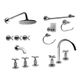 Griferia Vasser Cyrano lavat bidet ducha kit +&