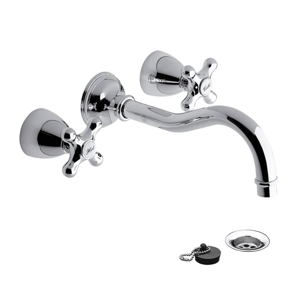 Grifería de lavatorio FV margot de pared 0203/62-CR