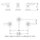 Griferia de bidet Robinet Studio cromo 65211501