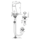 Grifería de bidet FV epuyen monocomando cromo 0189/L2-CR