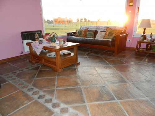 Piso de cemento Lanik 40x40 Laja terrac matiz 1105