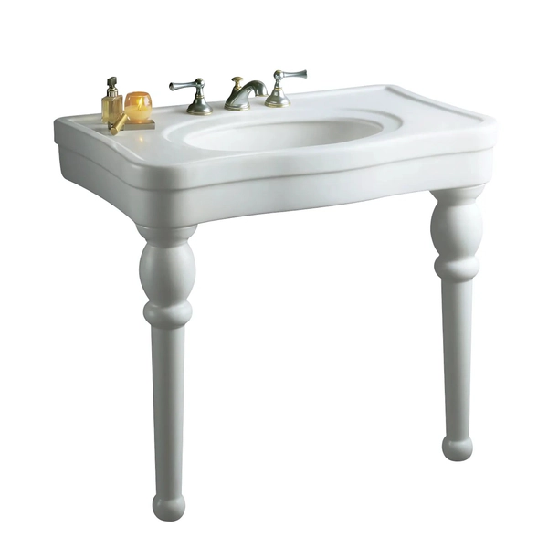 Lavatorio con mesada Ferrum 90cm armonica versailles ARM-MS-021-BL